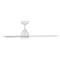 Wac Mocha Indoor and Outdoor 3-Blade Smart Ceiling Fan 54in Matte White with Remote Control, 3 Blades F-001 - alternate 2